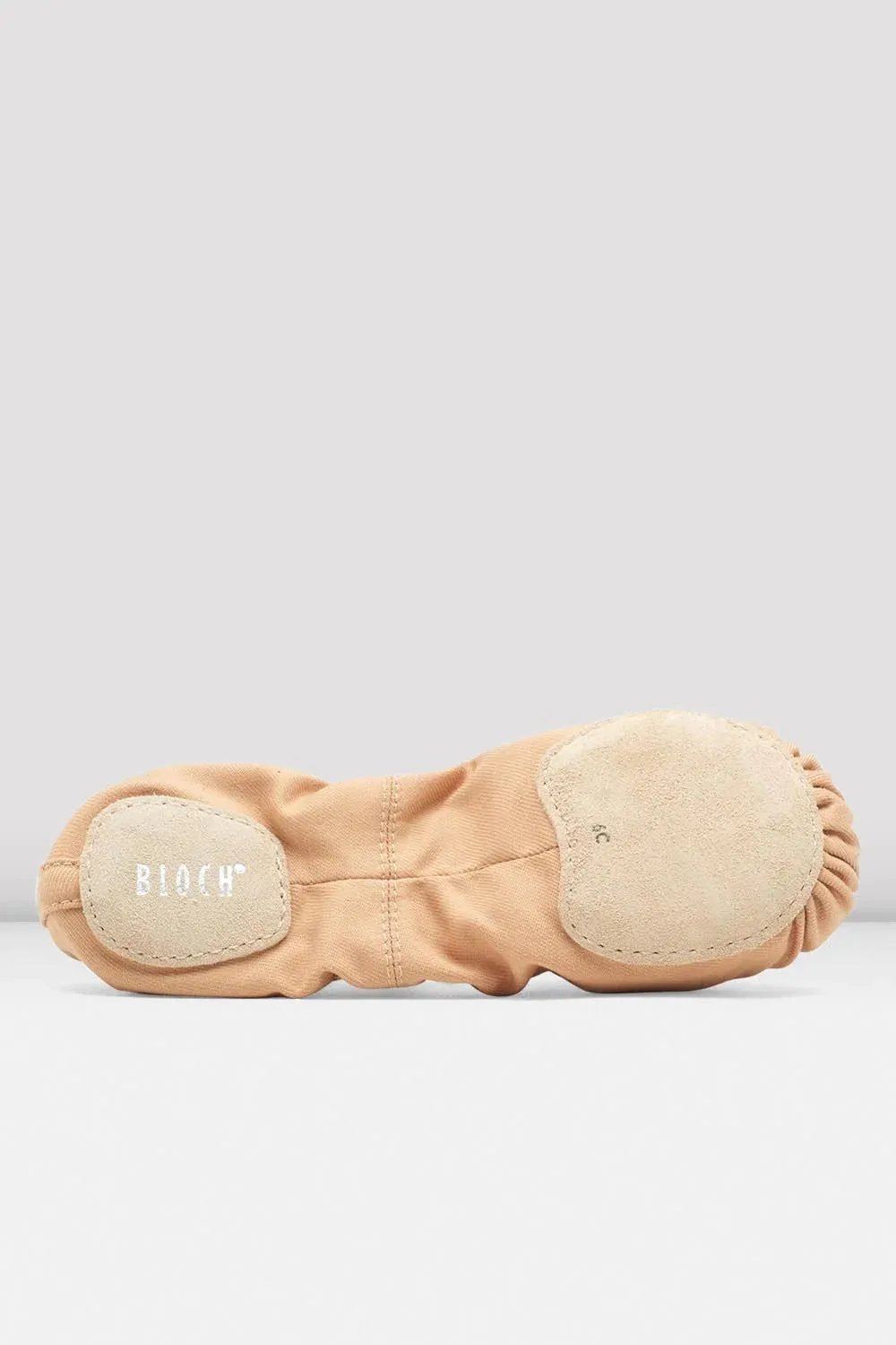 Bloch - Performa Stretch Canvas Ballet Shoes (coffee/black)