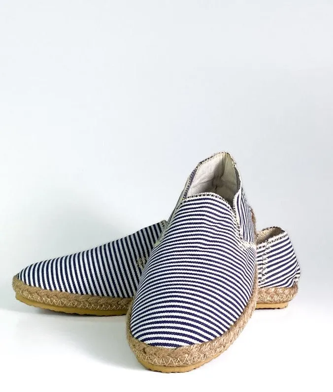 Blue Stripe Slip On