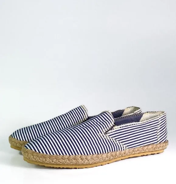 Blue Stripe Slip On