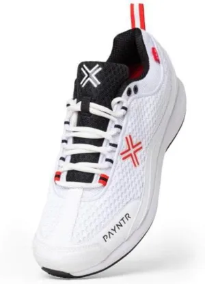 Bodyline 124 Batting Pimple Cricket Shoes (White)