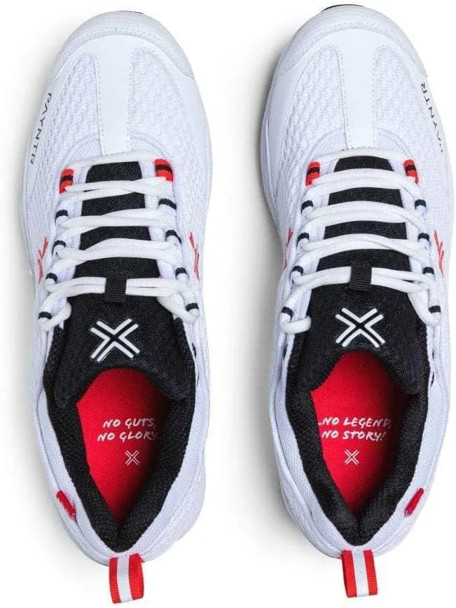 Bodyline 124 Batting Pimple Cricket Shoes (White)