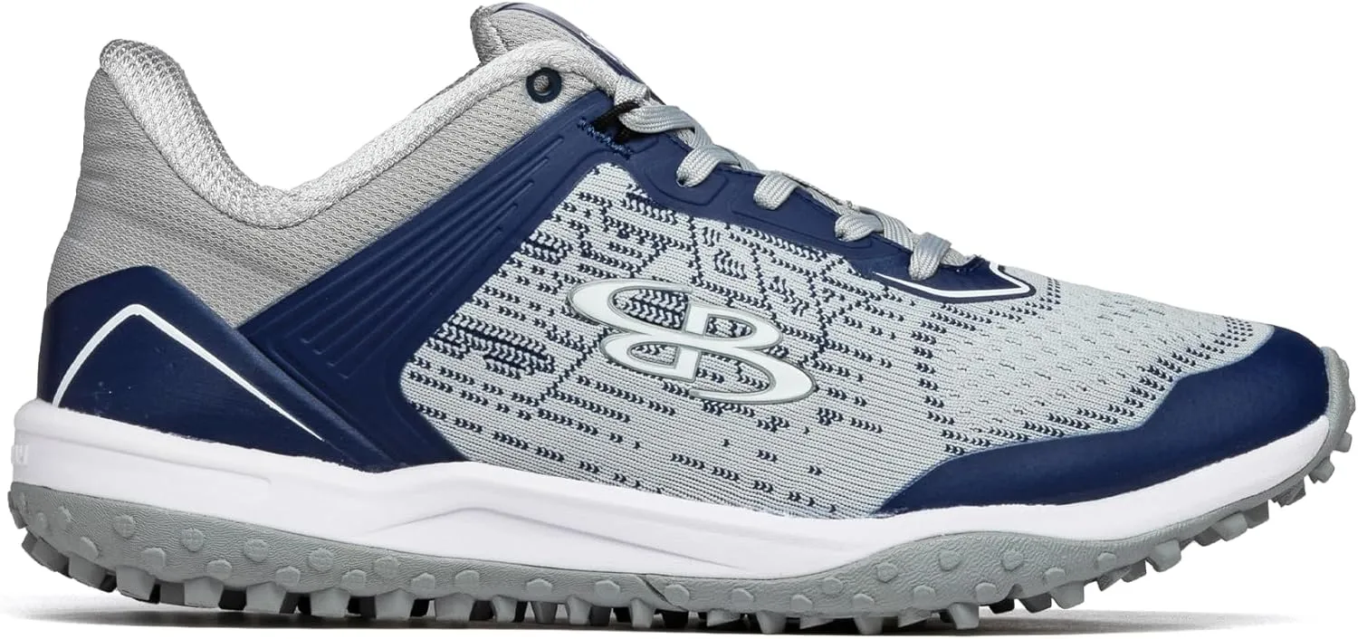 Boombah Viper Pureknit Men's Turf Shoes - Smoke - Multiple Color Options - Multiple Sizes