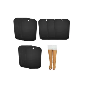 Boot Shaper Form Inserts 12PCS/6 Pairs Support Shape Shoe Tree Tall Short Boot Shaper Support for Women and Men Black 12 Inch