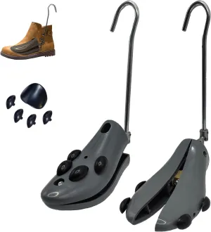 Boot Stretchers for Mens Size 8-13, Women Size 9-14, Adjustable Cowboy Boot Stretchers for Thick Wide Feet, High Instep & Wide Toe Box