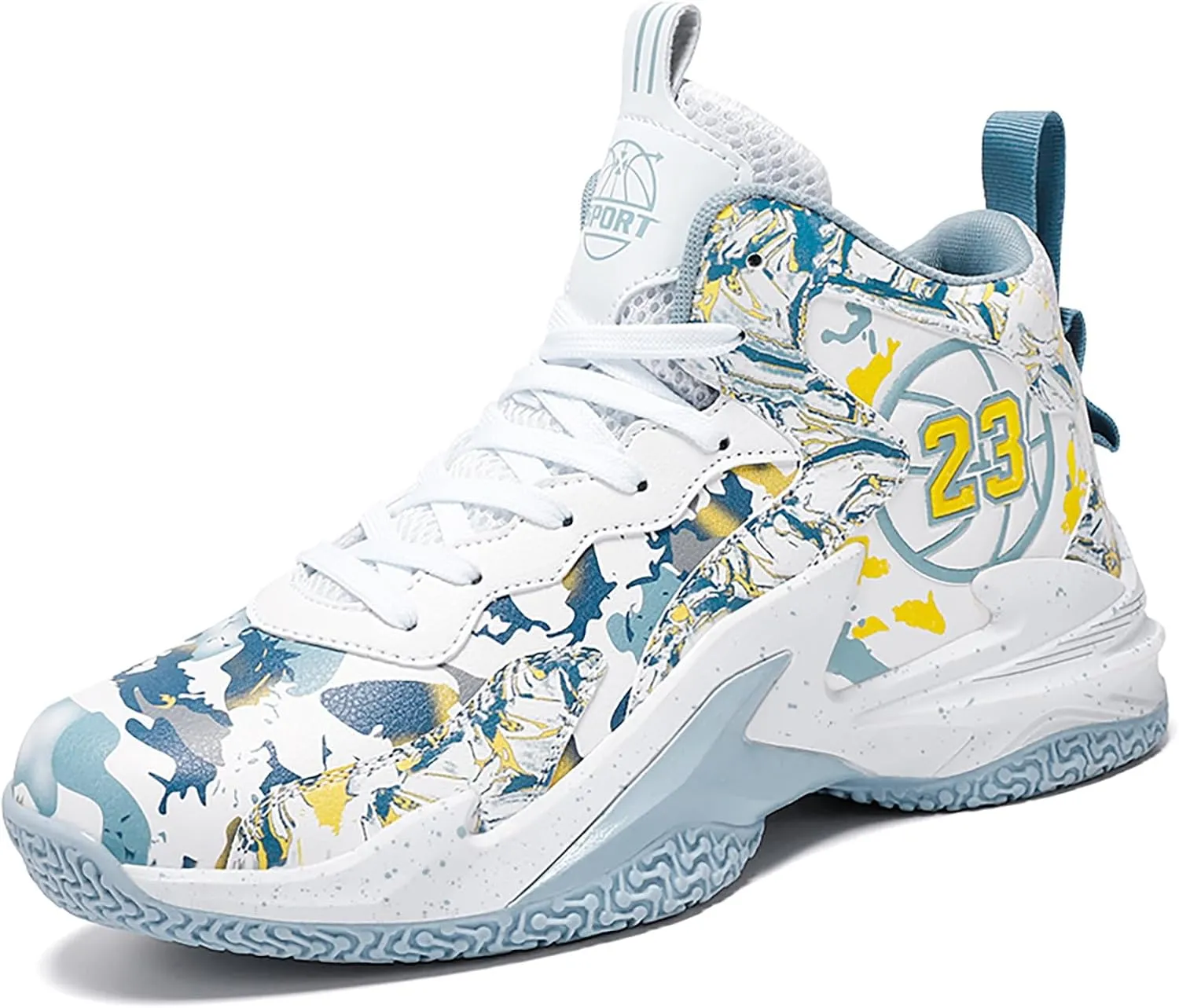 Boys Basketball Shoes Breathable Indoor Athletic Shoes Youth Outdoor Fashion Sneakers Comfortable Basketball Shoes for Girls