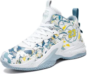 Boys Basketball Shoes Breathable Indoor Athletic Shoes Youth Outdoor Fashion Sneakers Comfortable Basketball Shoes for Girls