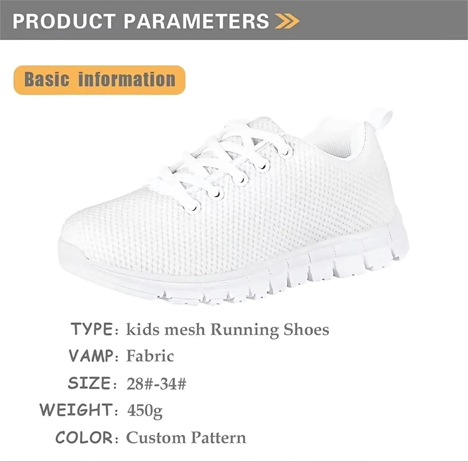 Boys Girls Christmas Mesh Sneaker Non Slip Breathable Sports Running Tennis Shoe Lace-up Casual Walking Shoe US11-5