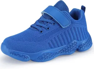 Boys Girls Sneakers Knitted Mesh Sports Shoes Breathable Lightweight Running Shoes for Kids Fashion Athletic Casual Shoes (Little/Big)