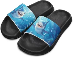 Boys Sandals with EVA Soft Sole Lightweight Slip-On Beach Slippers
