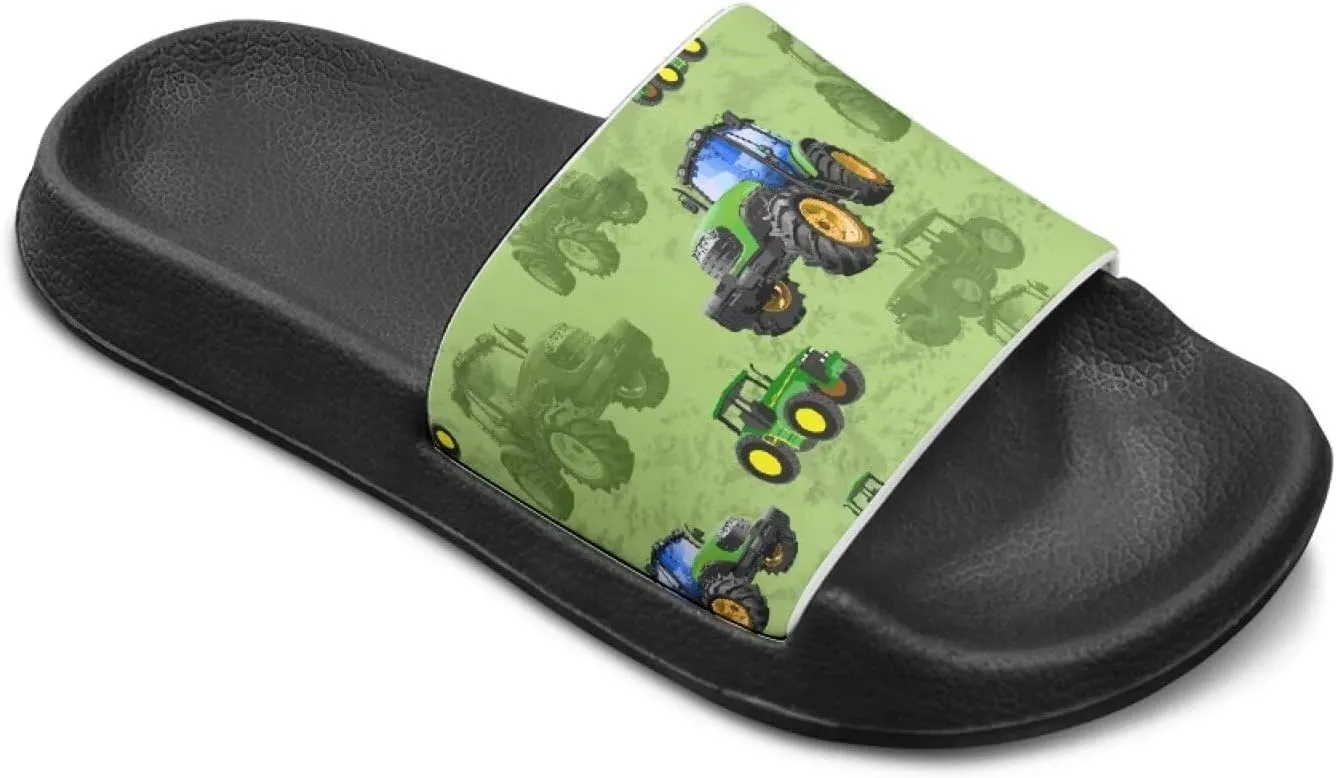 Boys Sandals with EVA Soft Sole Lightweight Slip-On Beach Slippers