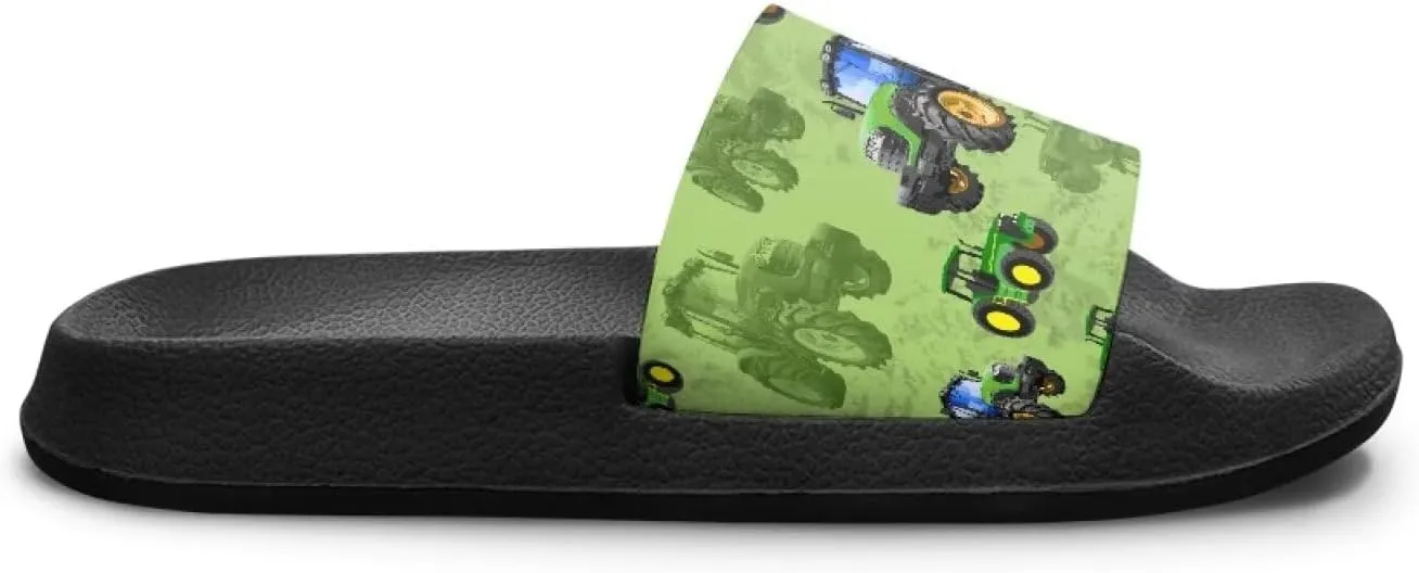 Boys Sandals with EVA Soft Sole Lightweight Slip-On Beach Slippers