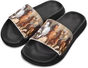 Boys Sandals with EVA Soft Sole Lightweight Slip-On Beach Slippers