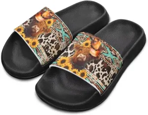 Boys Sandals with EVA Soft Sole Lightweight Slip-On Beach Slippers