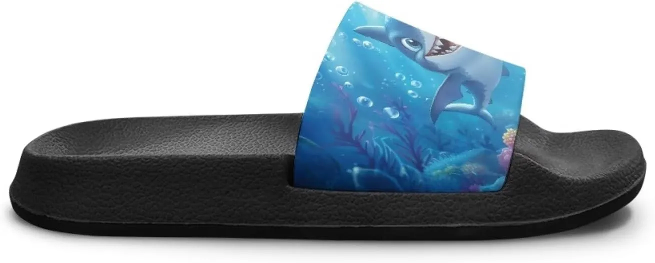 Boys Sandals with EVA Soft Sole Lightweight Slip-On Beach Slippers