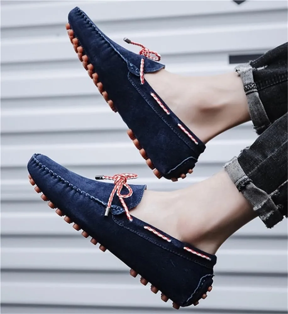 Breathable Simple Driving Outdoor Slip-ons Lightweight Slip Resistant Flexible Prom Mens Loafers