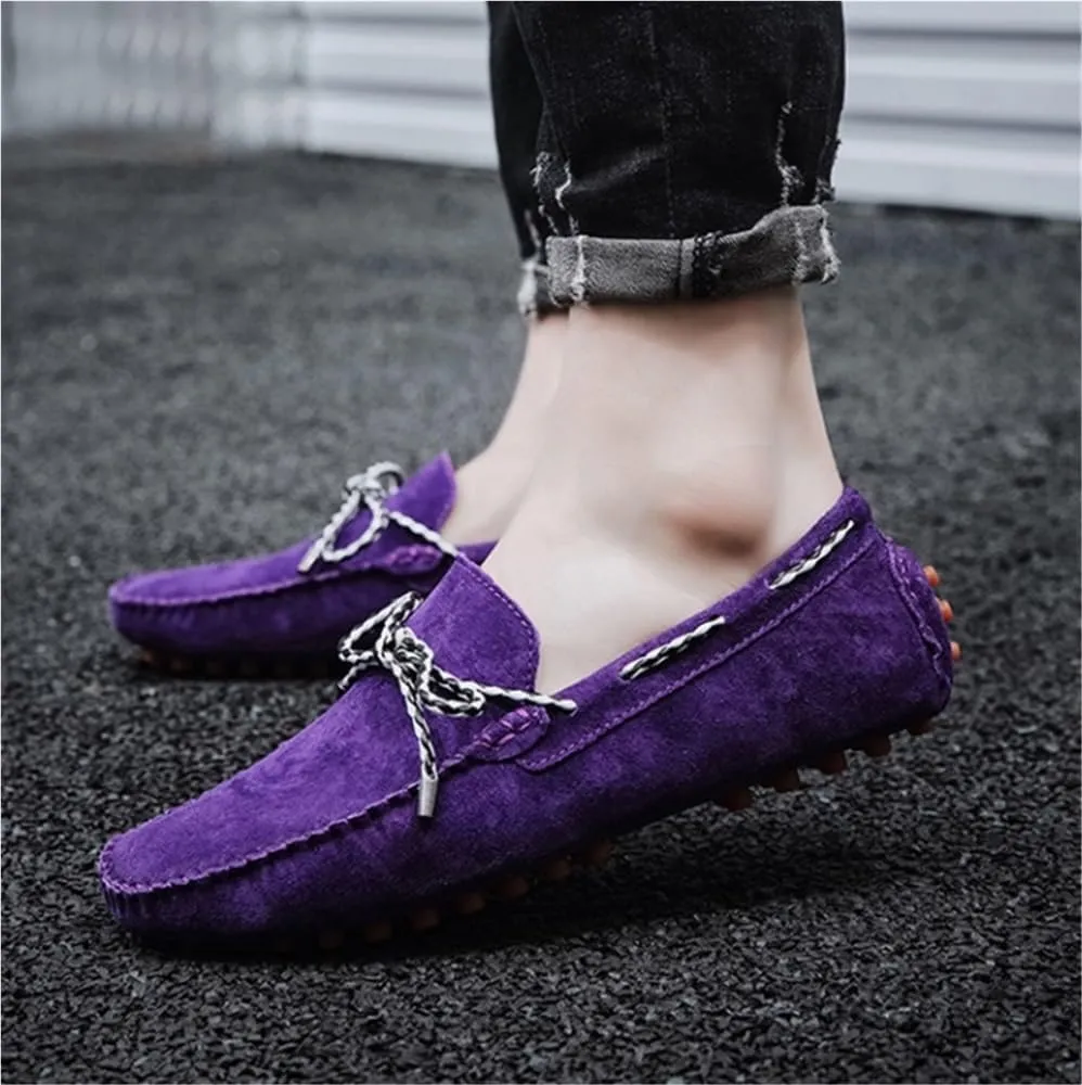 Breathable Simple Driving Outdoor Slip-ons Lightweight Slip Resistant Flexible Prom Mens Loafers