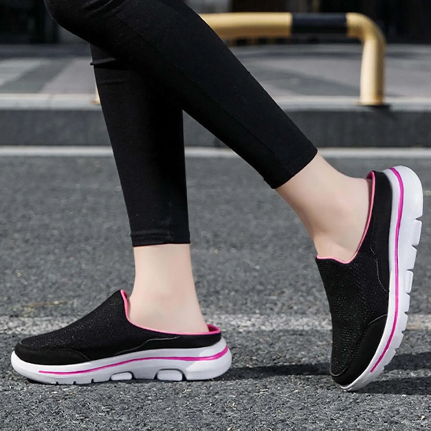Breathable Slip on Shoes for Men Breathable Casual Comfortable Walking Sneaker Outdoor Non Slip Jogging Sneakers