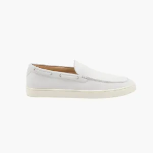 BRUNELLO CUCINELLI Suede Loafer Light Grey