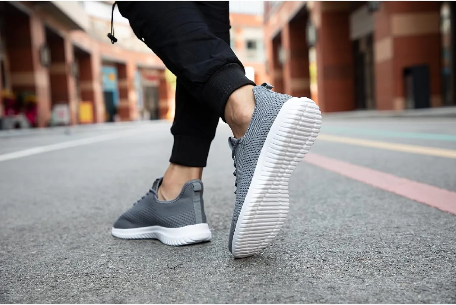 BXYJDJ Men's Running Shoes Walking Trainers Sneaker Athletic Gym Fitness Sport Shoes Lightweight Casual Working Jogging Outdoor Shoe