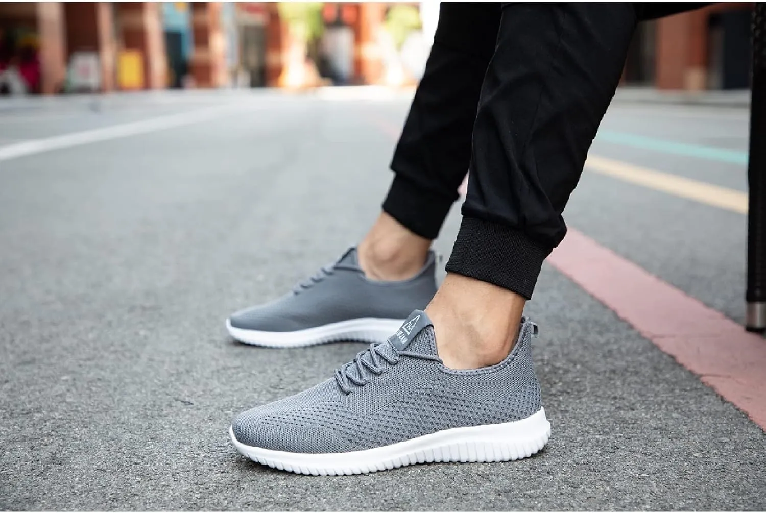 BXYJDJ Men's Running Shoes Walking Trainers Sneaker Athletic Gym Fitness Sport Shoes Lightweight Casual Working Jogging Outdoor Shoe