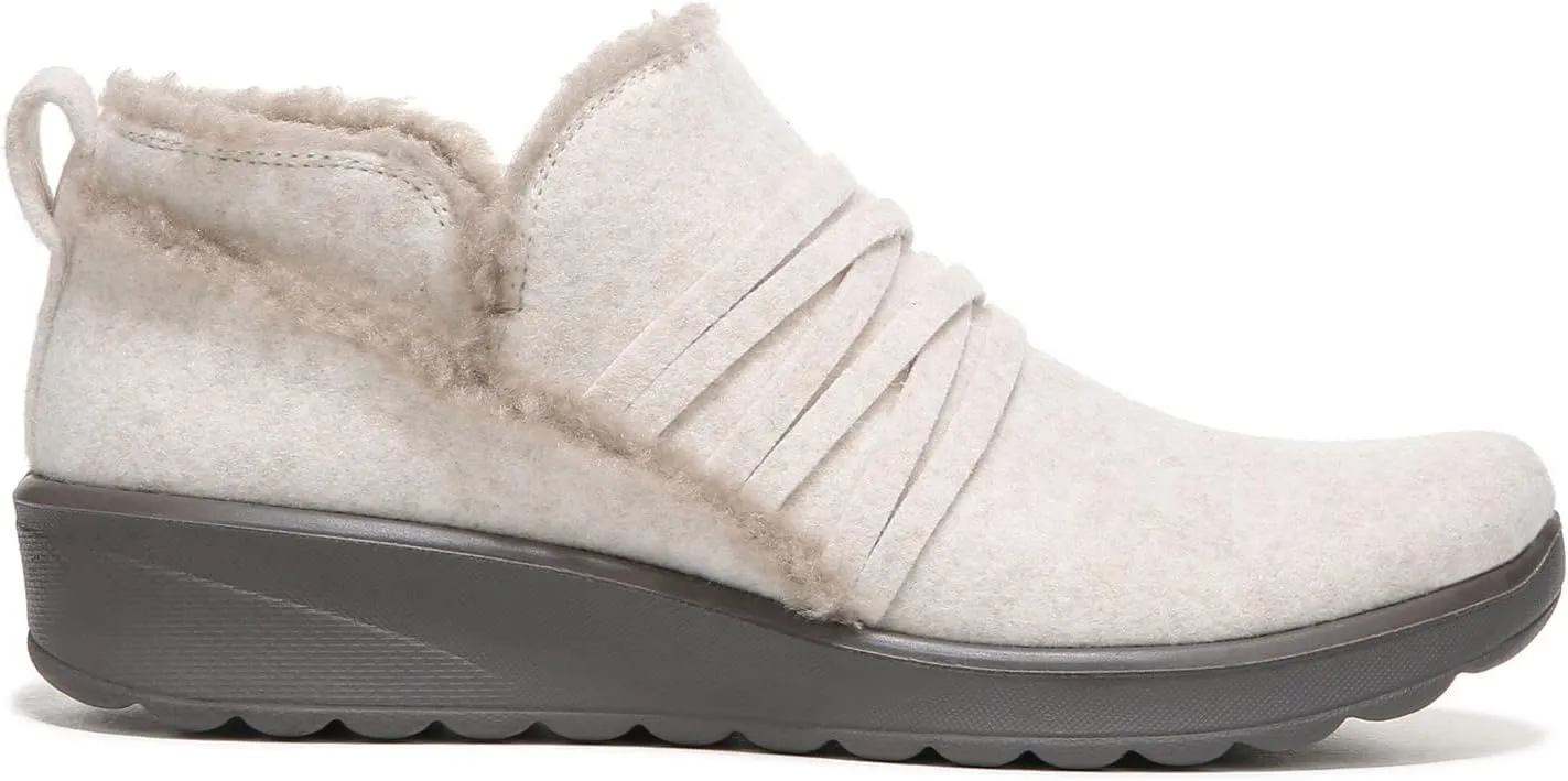 BZees Women's Glide Slip-on Ankle Boot Sneaker