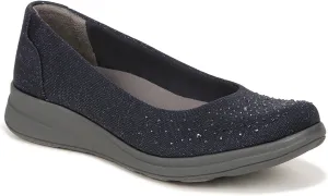 BZees Women's Golden Bright Machine Washable Slip on Loafer Sneaker