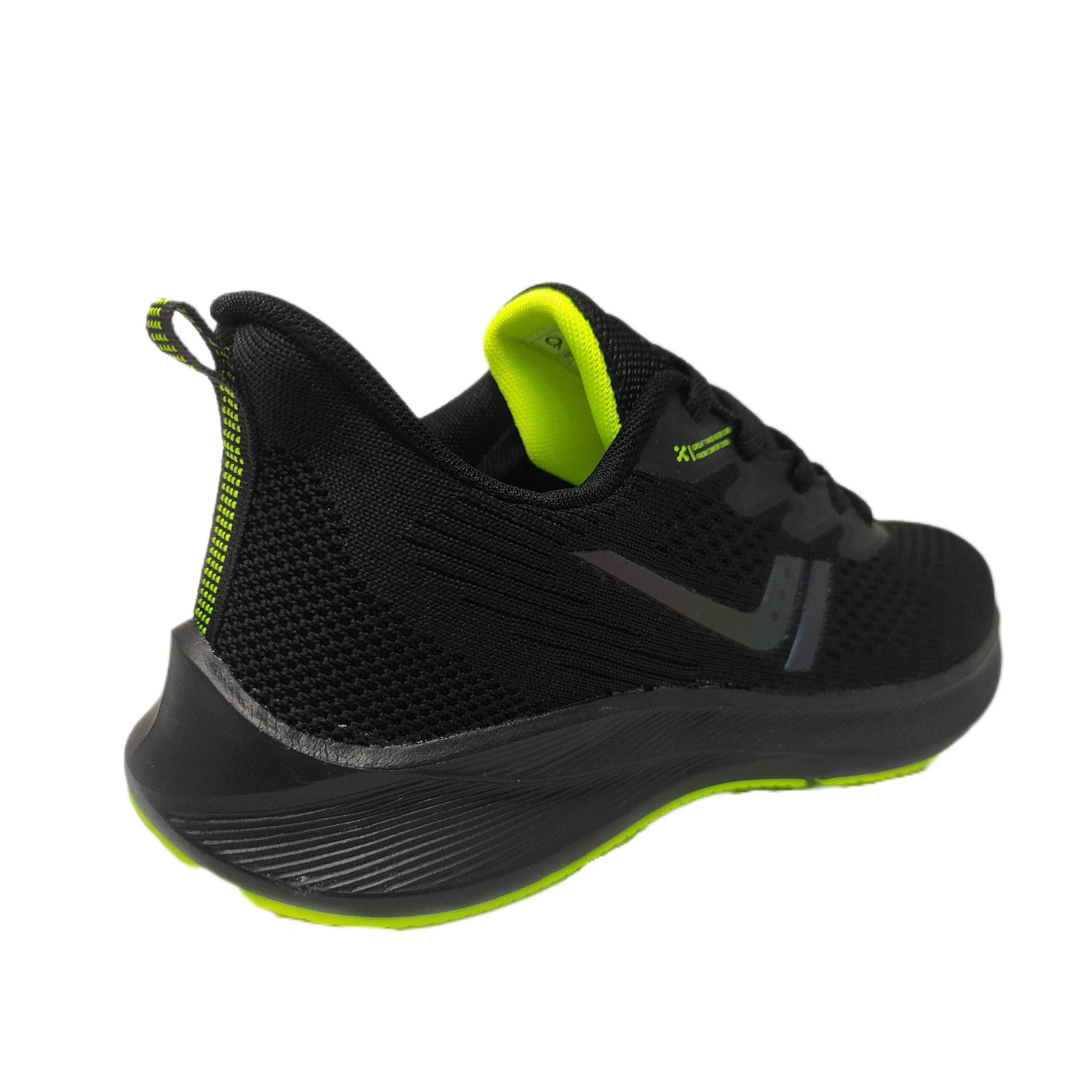 Calcetto Lightweight Casual Men'S Running Sports Shoes CLT-0964 Black Lime