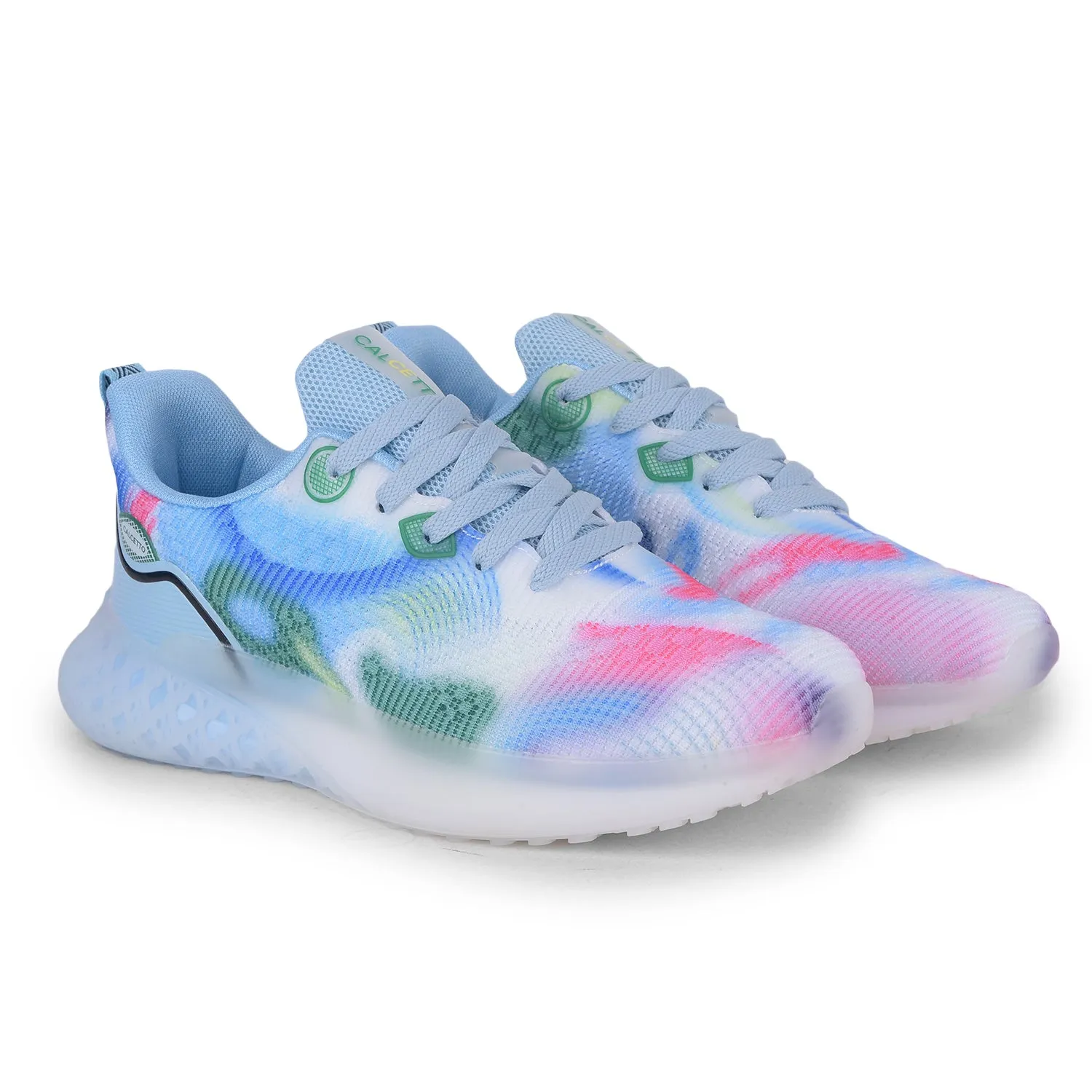 Calcetto Lightweight Casual Men's Running Sports Shoes CLT-0993 White Blue