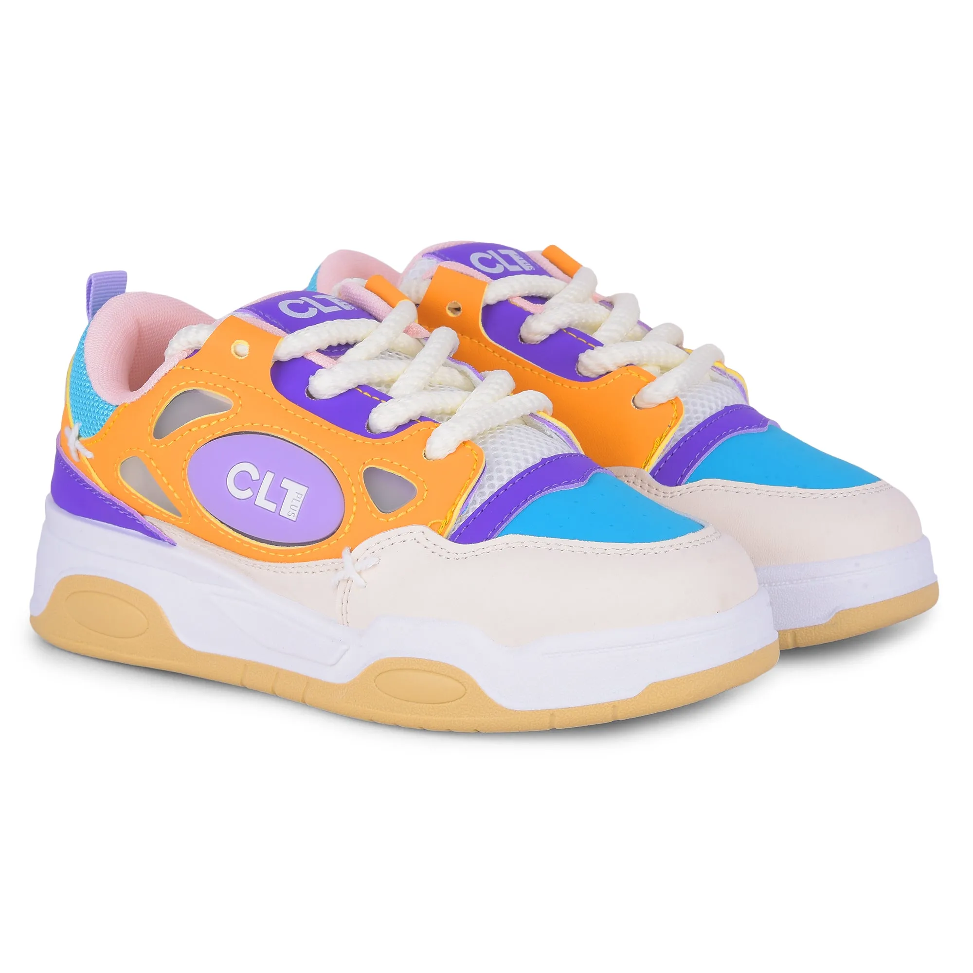 Calcetto Lightweight Casual Women'S Sneakers Shoes LDS-025 White Green