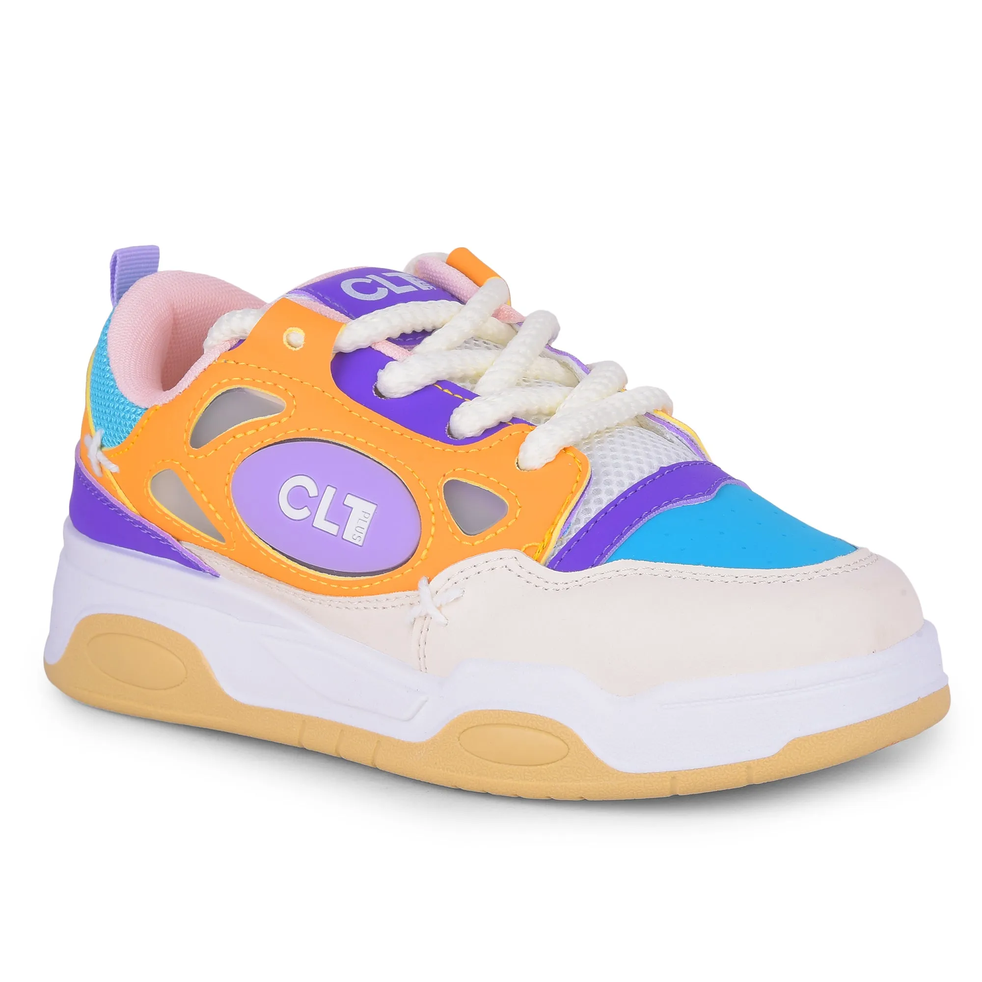 Calcetto Lightweight Casual Women'S Sneakers Shoes LDS-025 White Green