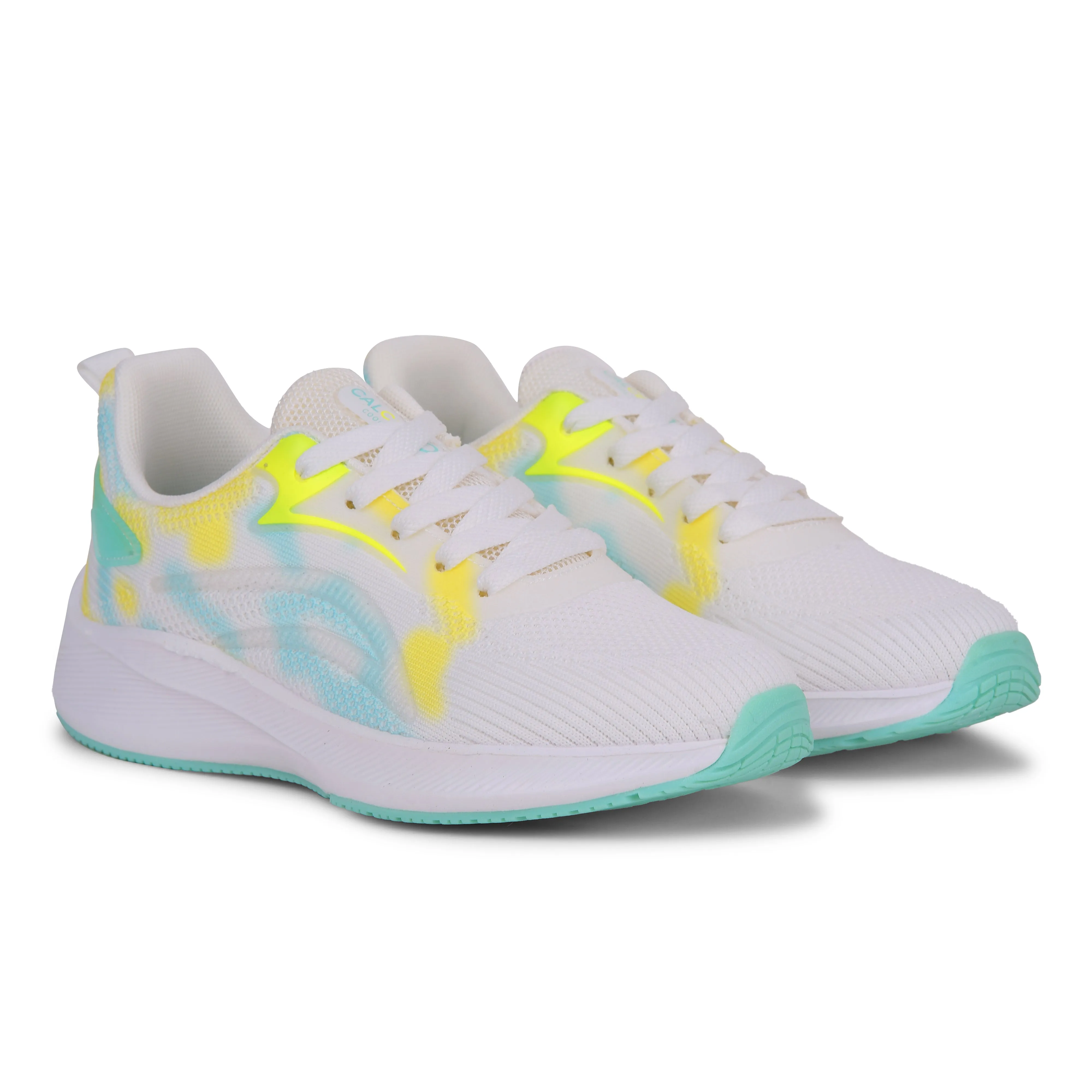 Calcetto Lightweight Running Shoes CLT-9830 WHITE S GREEN