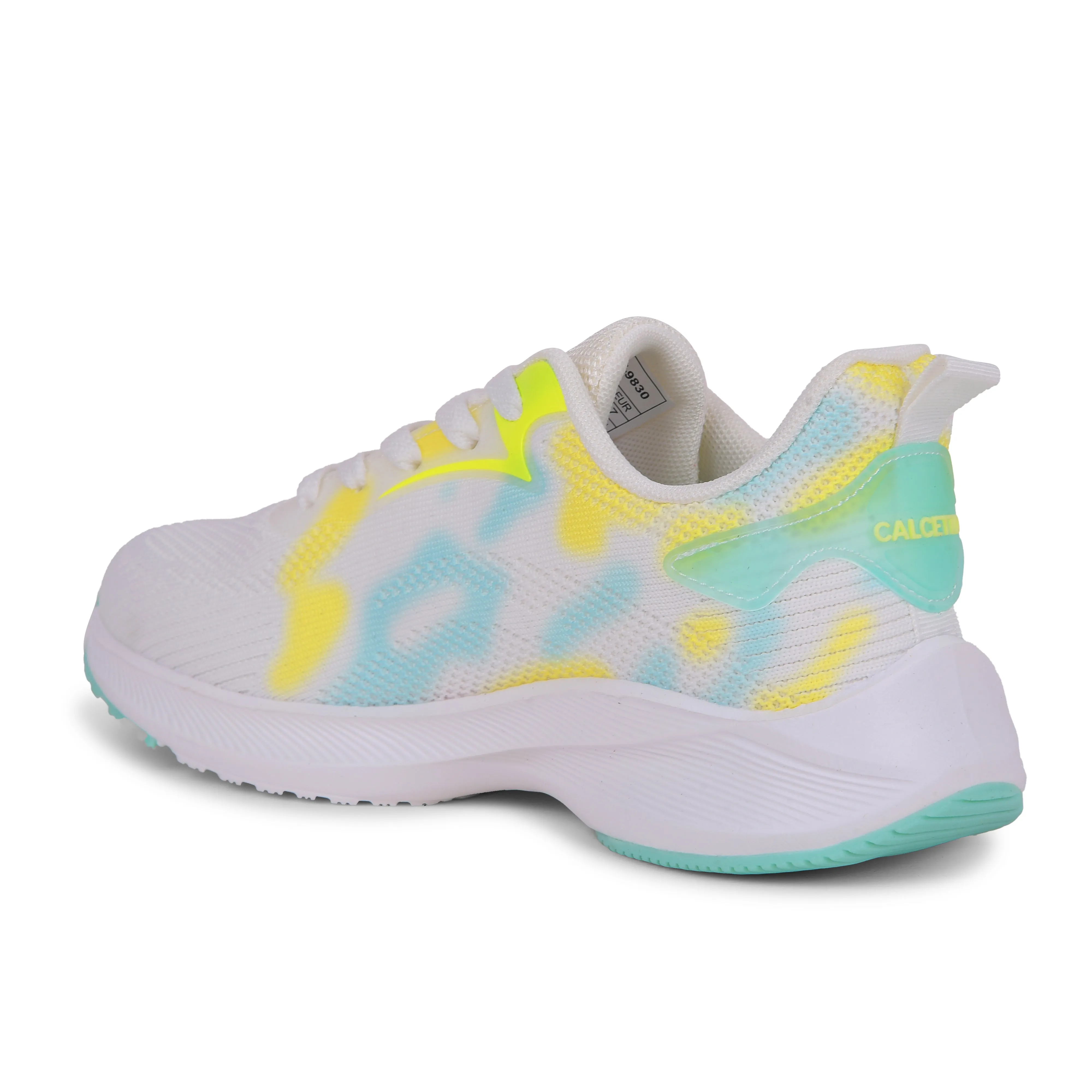 Calcetto Lightweight Running Shoes CLT-9830 WHITE S GREEN