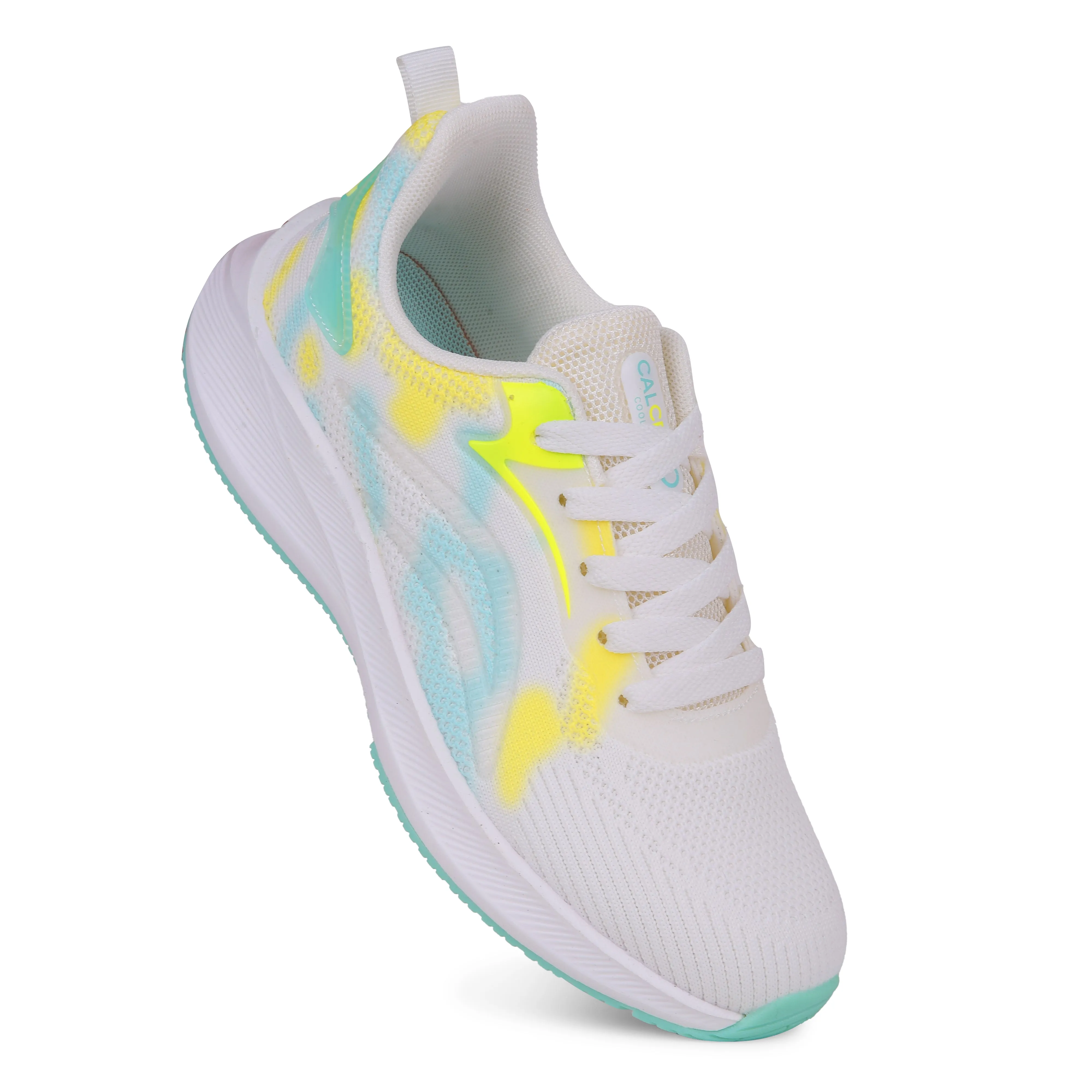 Calcetto Lightweight Running Shoes CLT-9830 WHITE S GREEN