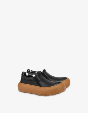 Calfskin slip-on trainers