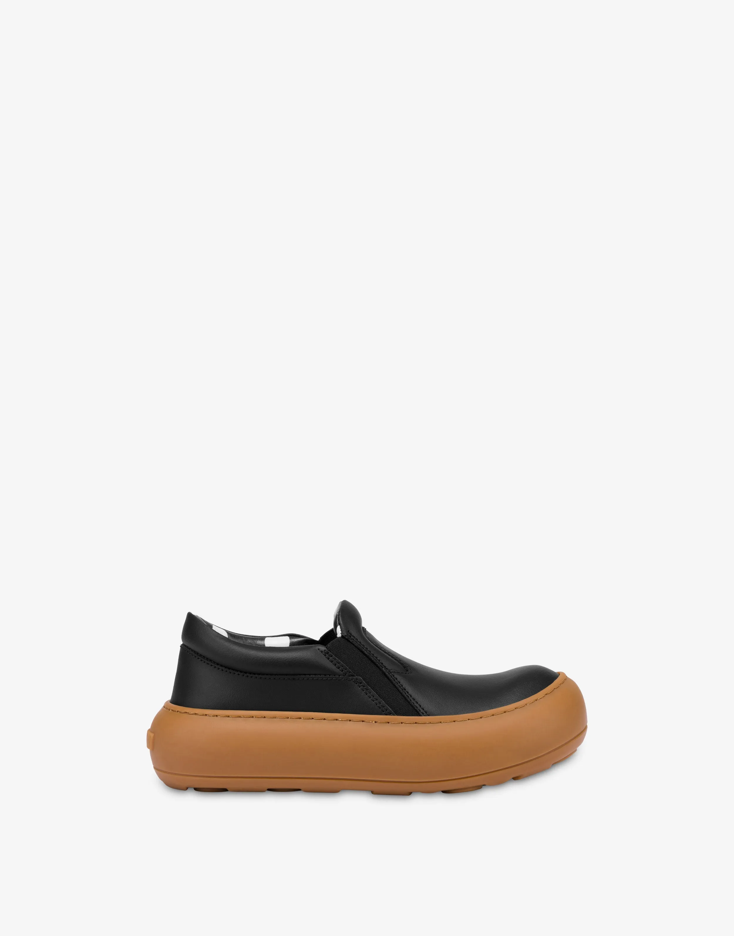 Calfskin slip-on trainers