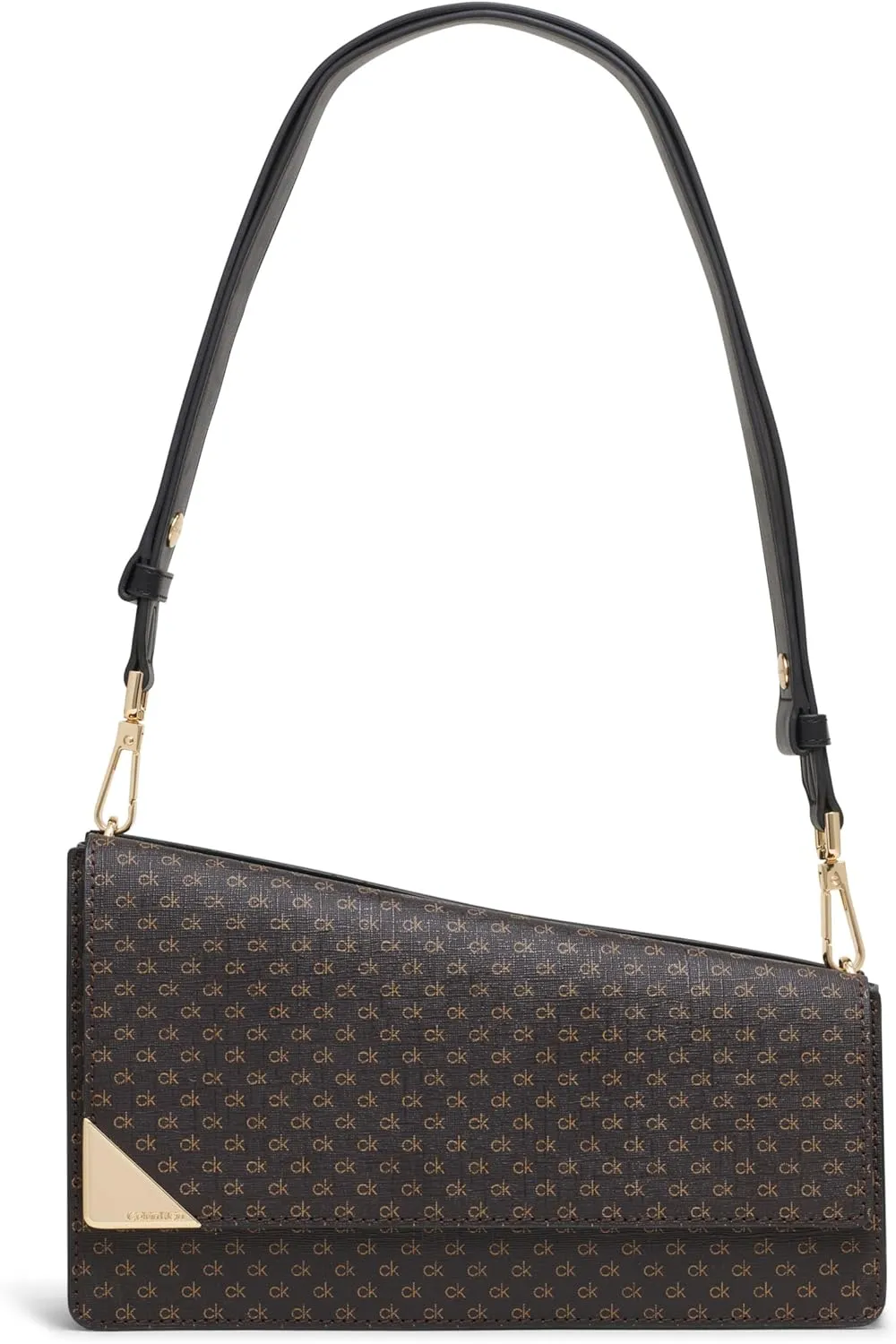 Calvin Klein Basalt Flap Demi Shoulder Bag