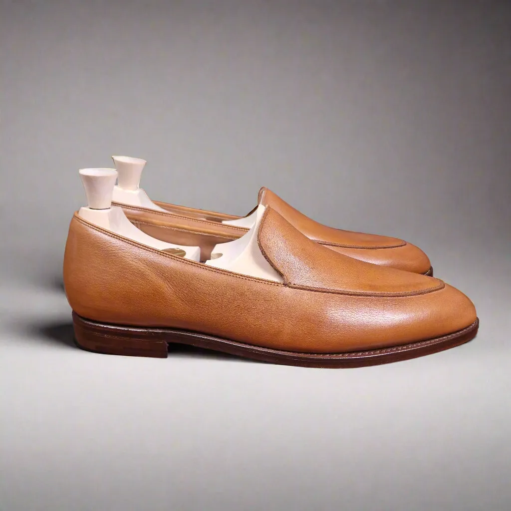 Cannes Tan Milled Calf (8.5E) Crockett & Jones