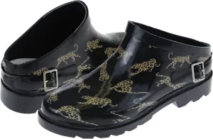 Capelli New York Ladies Modern Printed Slip On Rain Clogs