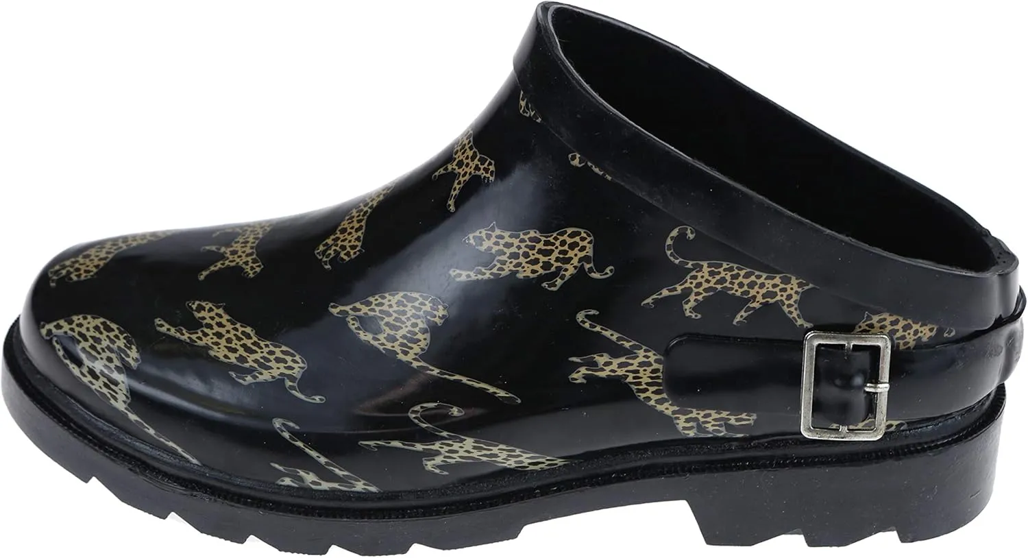 Capelli New York Ladies Modern Printed Slip On Rain Clogs
