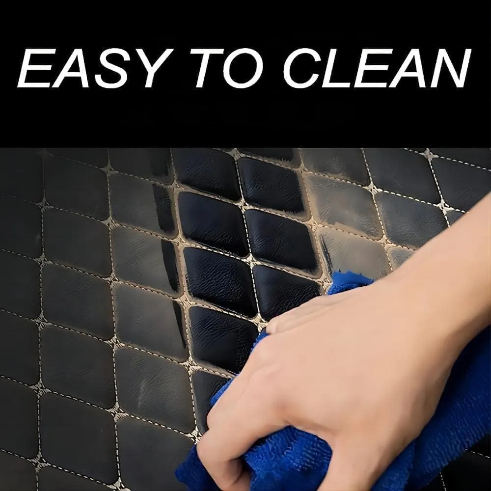 Car Leather Boot Mats for Mitsubishi Mirage 2012-2022, Waterproof Anti Scratch Anti Slip Trunk Pad Cargo Protector Liners Auto Accessories,D