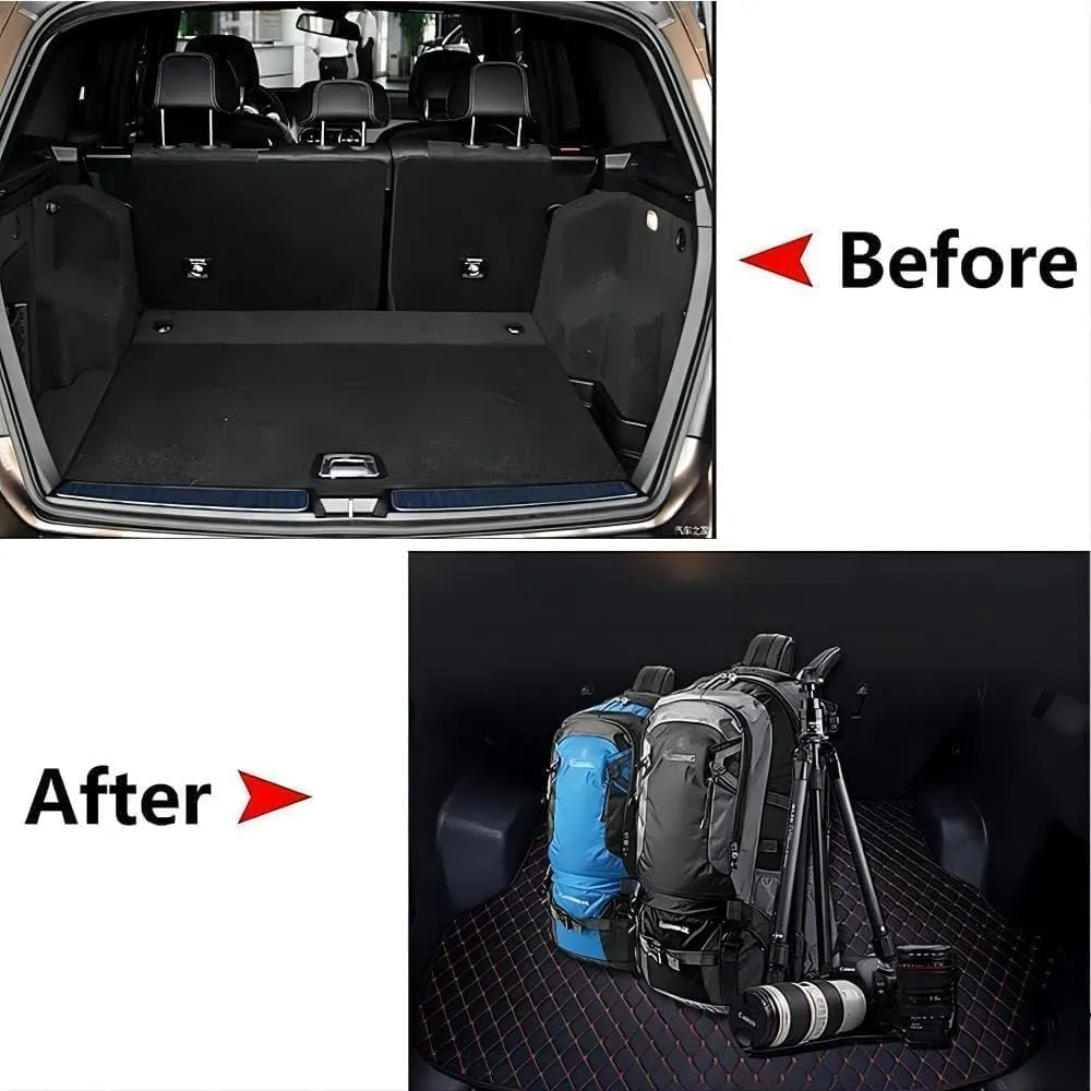 Car Leather Boot Mats for Mitsubishi Mirage 2012-2022, Waterproof Anti Scratch Anti Slip Trunk Pad Cargo Protector Liners Auto Accessories,D