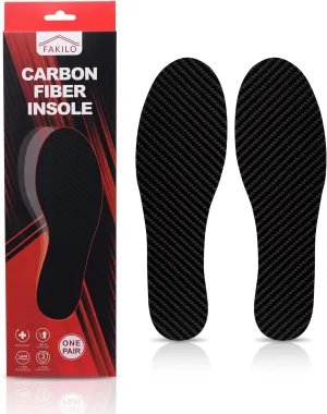 Carbon Fiber Insole Insert for Turf Toe, Hallux rigidus, mortons Toe, Arthritic Toe, 1.6MM Rigid Inserts Carbon Fiber Foot Plate Prevent Bending and Pain - 265mm