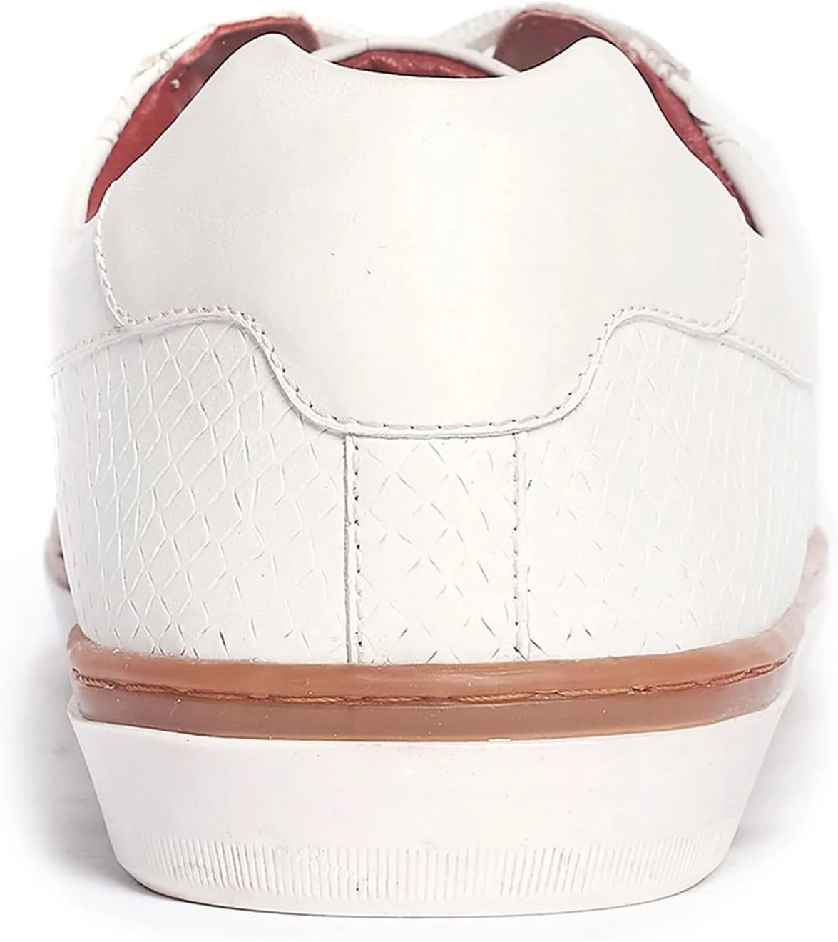 Carlos Santana Leather Walker Reptile Sneaker for Men | 100% Leather | Durable Rubber Outsole & Removable Leather Cushioned Footbed