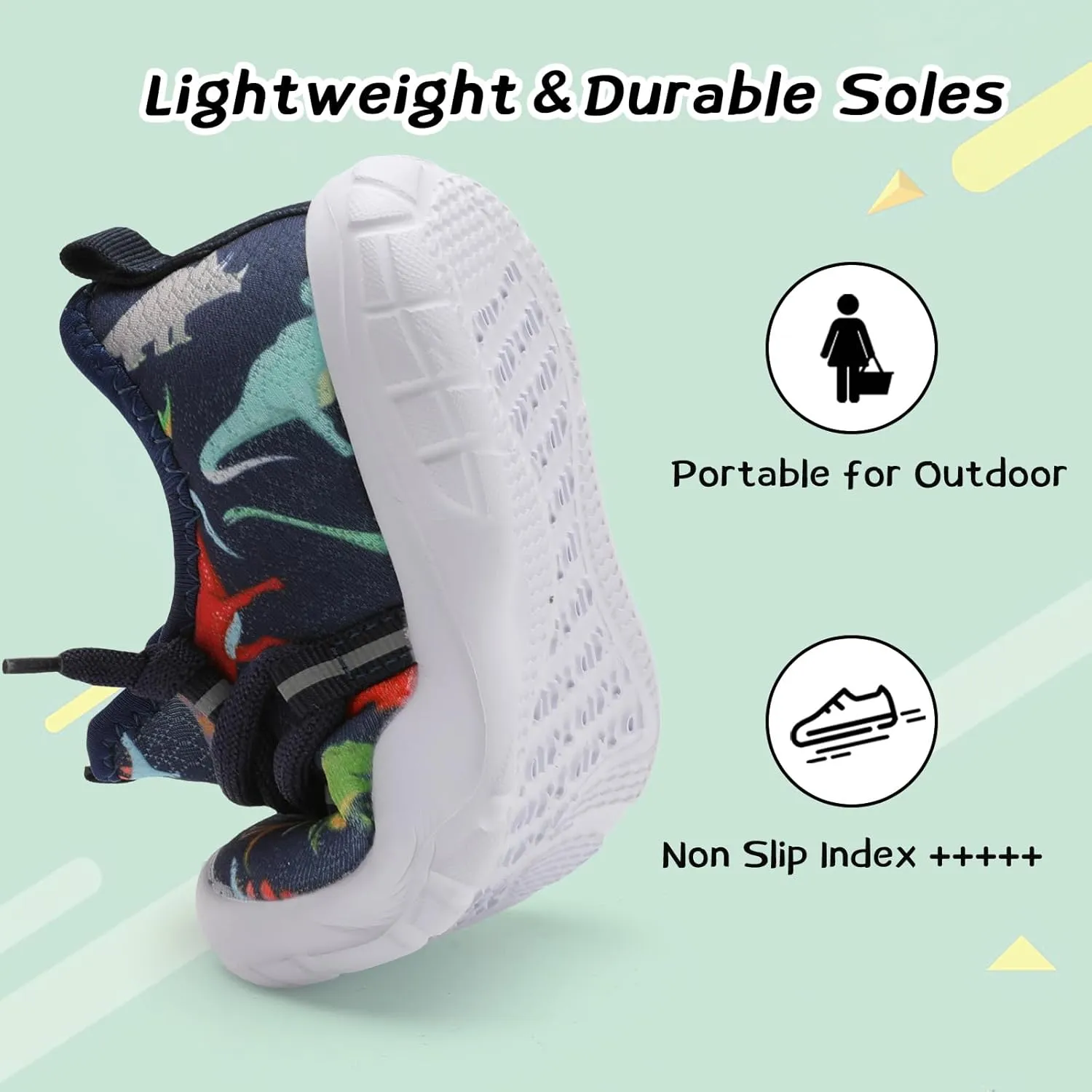 Centipede Demon Toddler Shoes Boys Girls Barefoot Shoes Kids Breathable Walking Running Shoe Slip on Sneakers Lightweight Outdoor Athletic Tennis Shoe