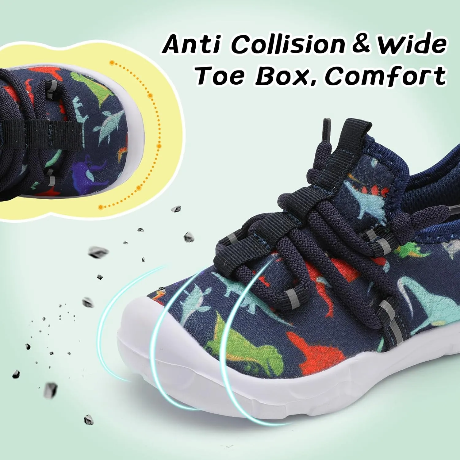 Centipede Demon Toddler Shoes Boys Girls Barefoot Shoes Kids Breathable Walking Running Shoe Slip on Sneakers Lightweight Outdoor Athletic Tennis Shoe