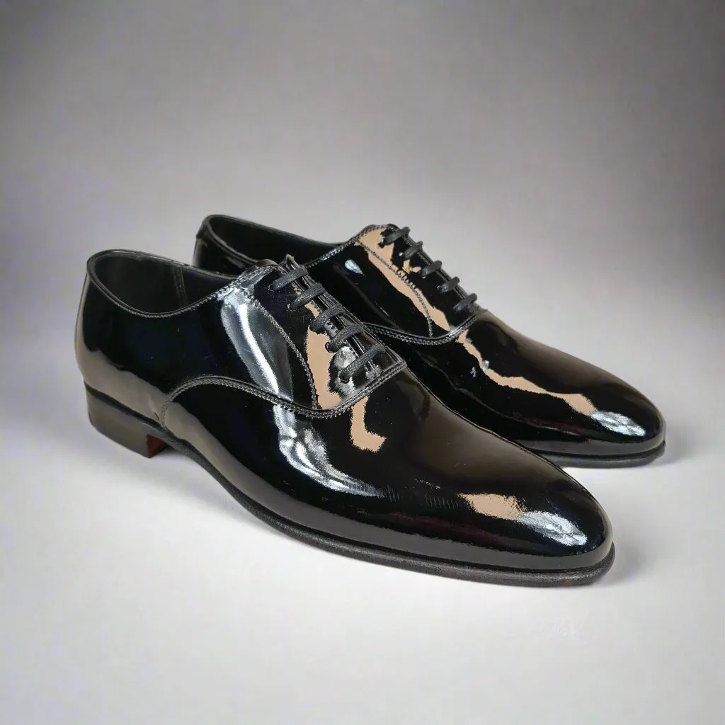 Cheam Black Patent (5.5E) Crockett & Jones