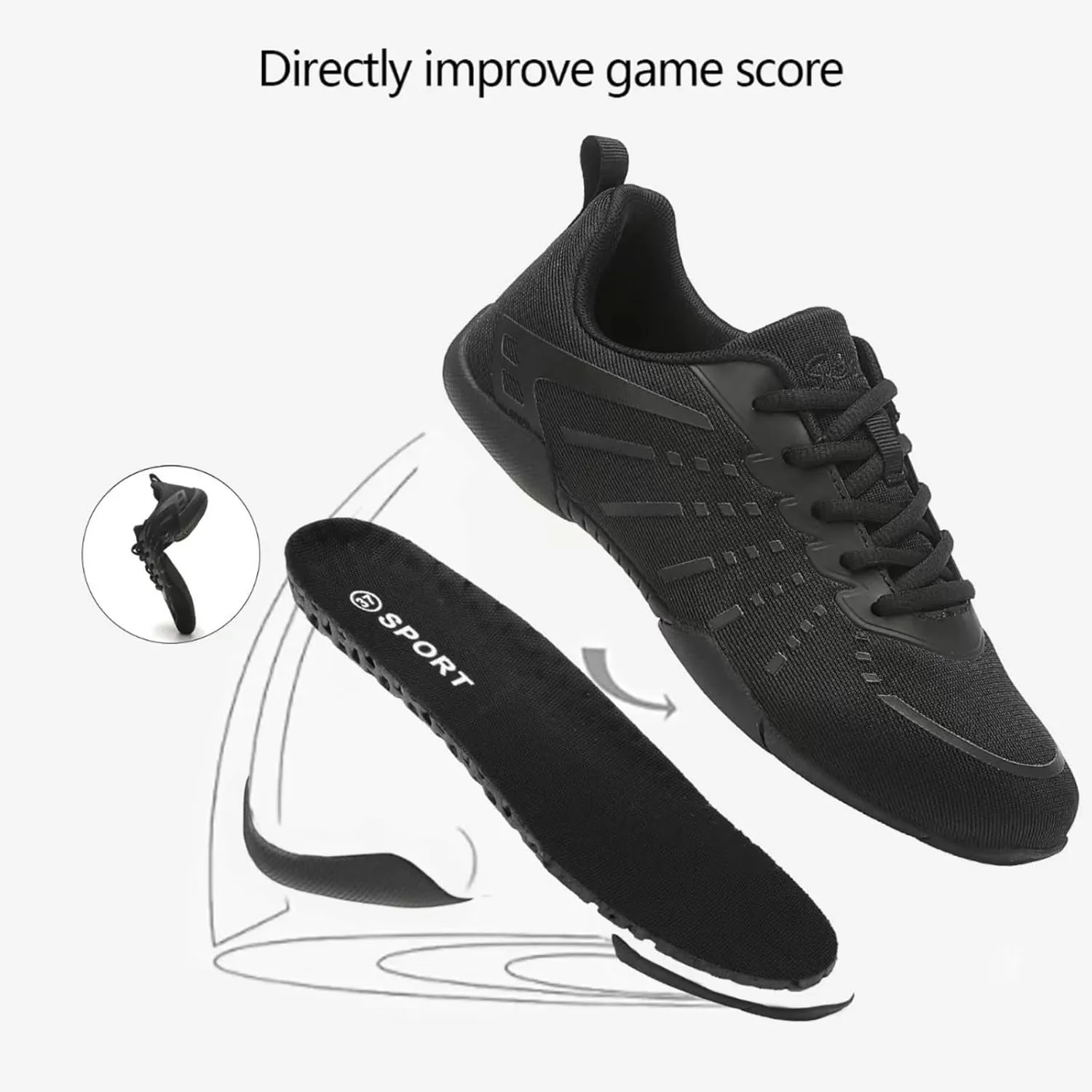 Cheer Shoes Girls Dance Athletic Women Gymnastic Training Competition Tennis Sports Flexible Tumbling Hip hop Kid Youth Adult