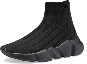 CHUI Boys Girls Breathable Sneakers Mesh Lightweight Easy Walk Casual Slip-On Athletic Running Walking Shoes