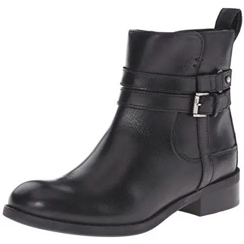 Clarks Women's Pita Austin Western Boot Leather 6 US Black