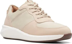 Clarks Women's Un Rio Sprint Sneaker, Light Sand Combi, 8